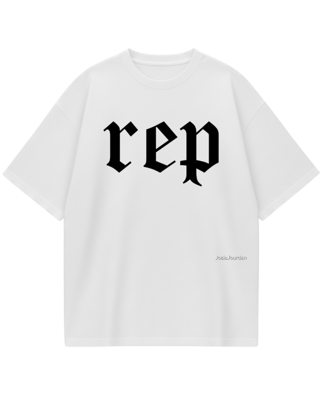 Taylor Swift Rep White Oversized Tee