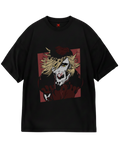 Demon Slayer Doma Black Oversized Tee