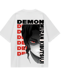 Demon Slayer Muzan Kibutsuji White Oversized Tee