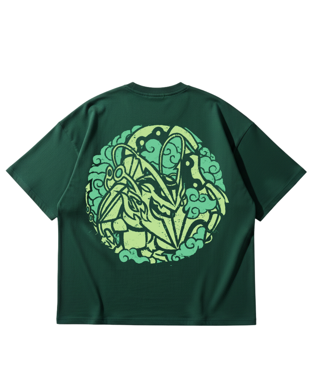 Raquaza Green Oversized Tee
