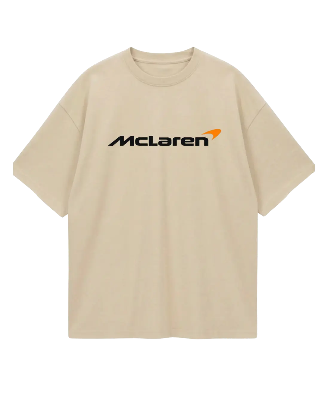 Mcleren Beige Oversized Tee