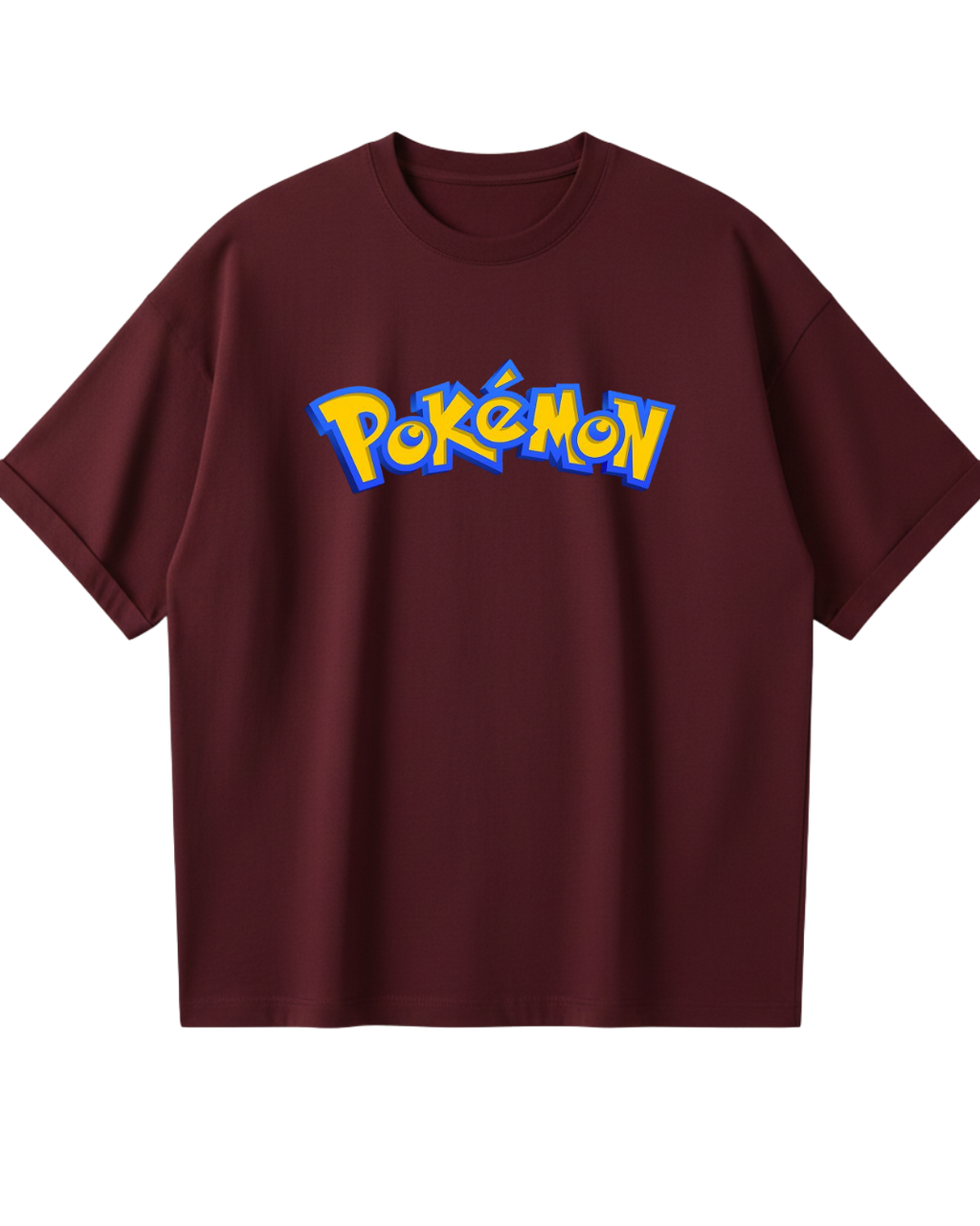 Groudon Maroon Oversized Tee