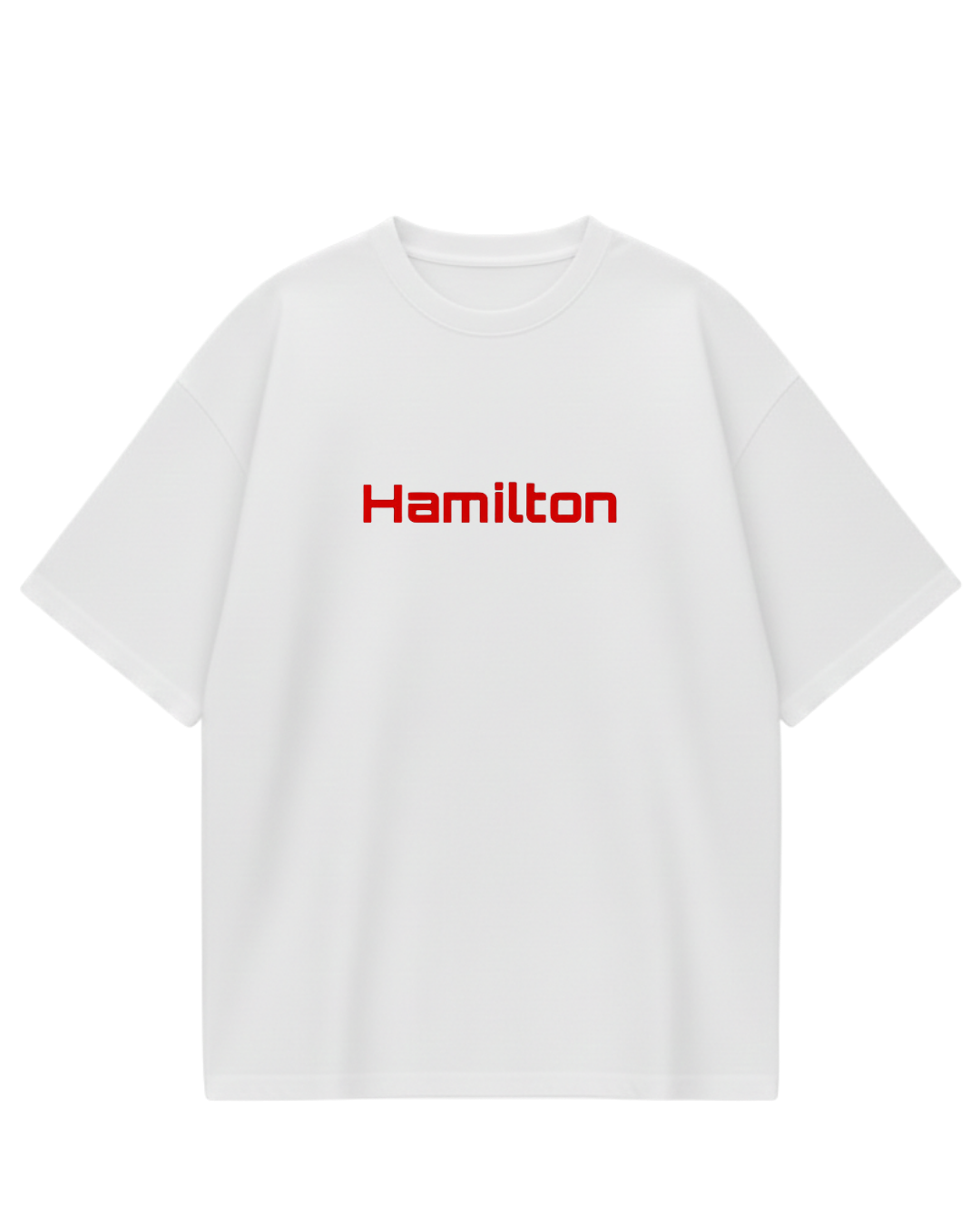 Lewis Hamilton Car White Oversized Tee