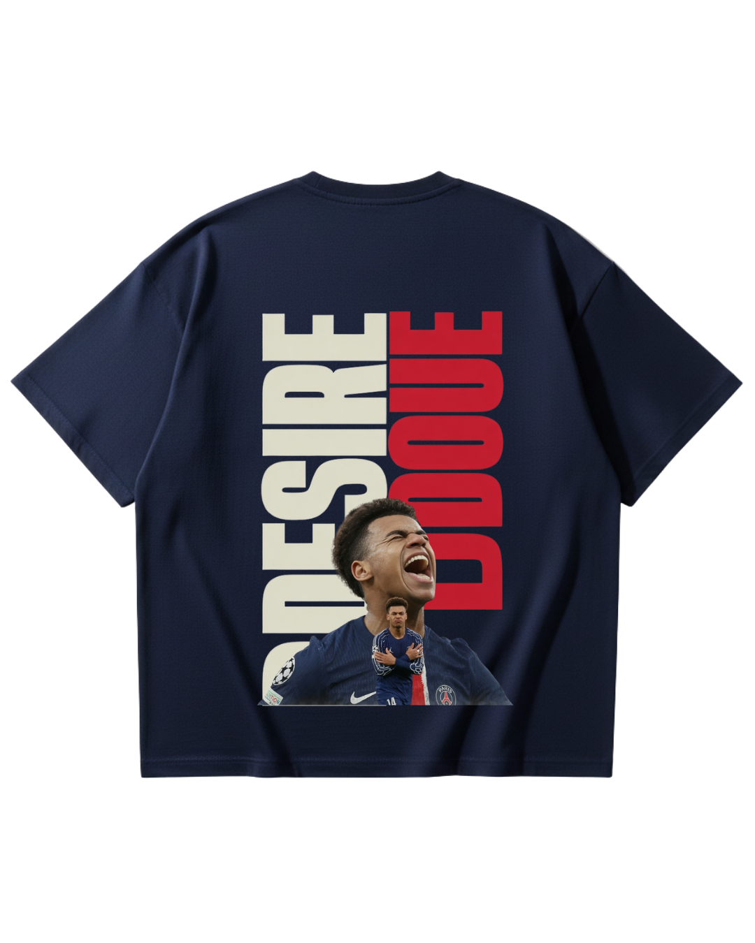 France Dooue Blue Oversized Tee