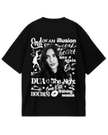 Dua Lipa Black Oversized Tee