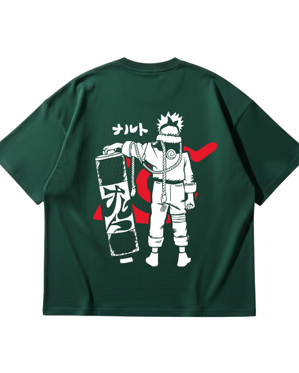 Naruto Green Overszied Tee