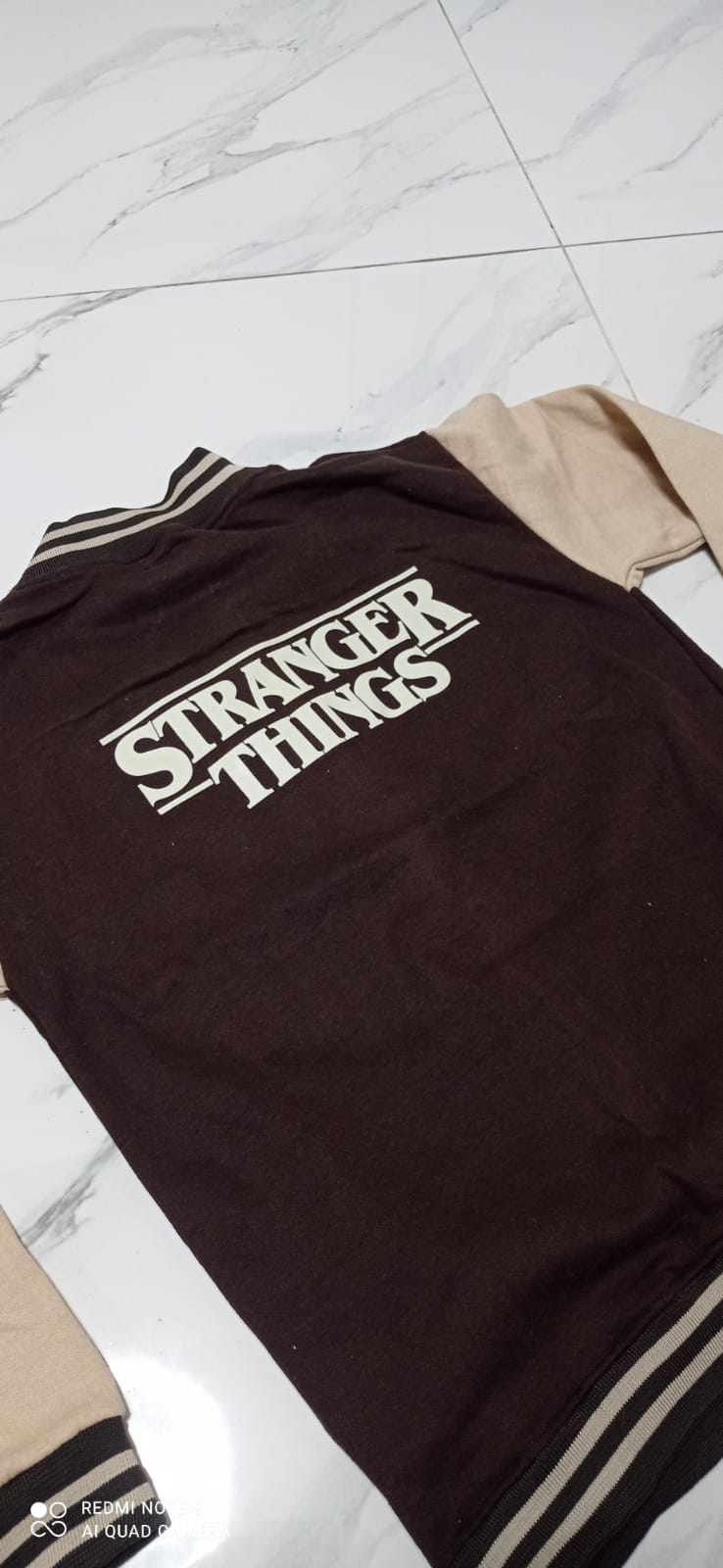 Stranger Things Brown Varsity Jacket