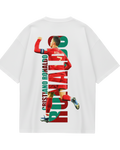Portugal Ronaldo White Oversized Tee