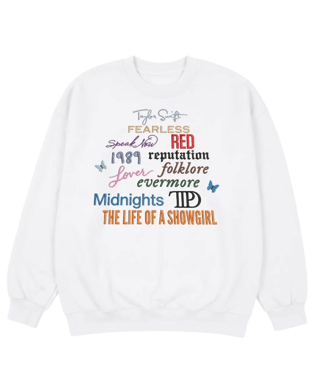 Taylor Swift All Albums Sweatshirt
