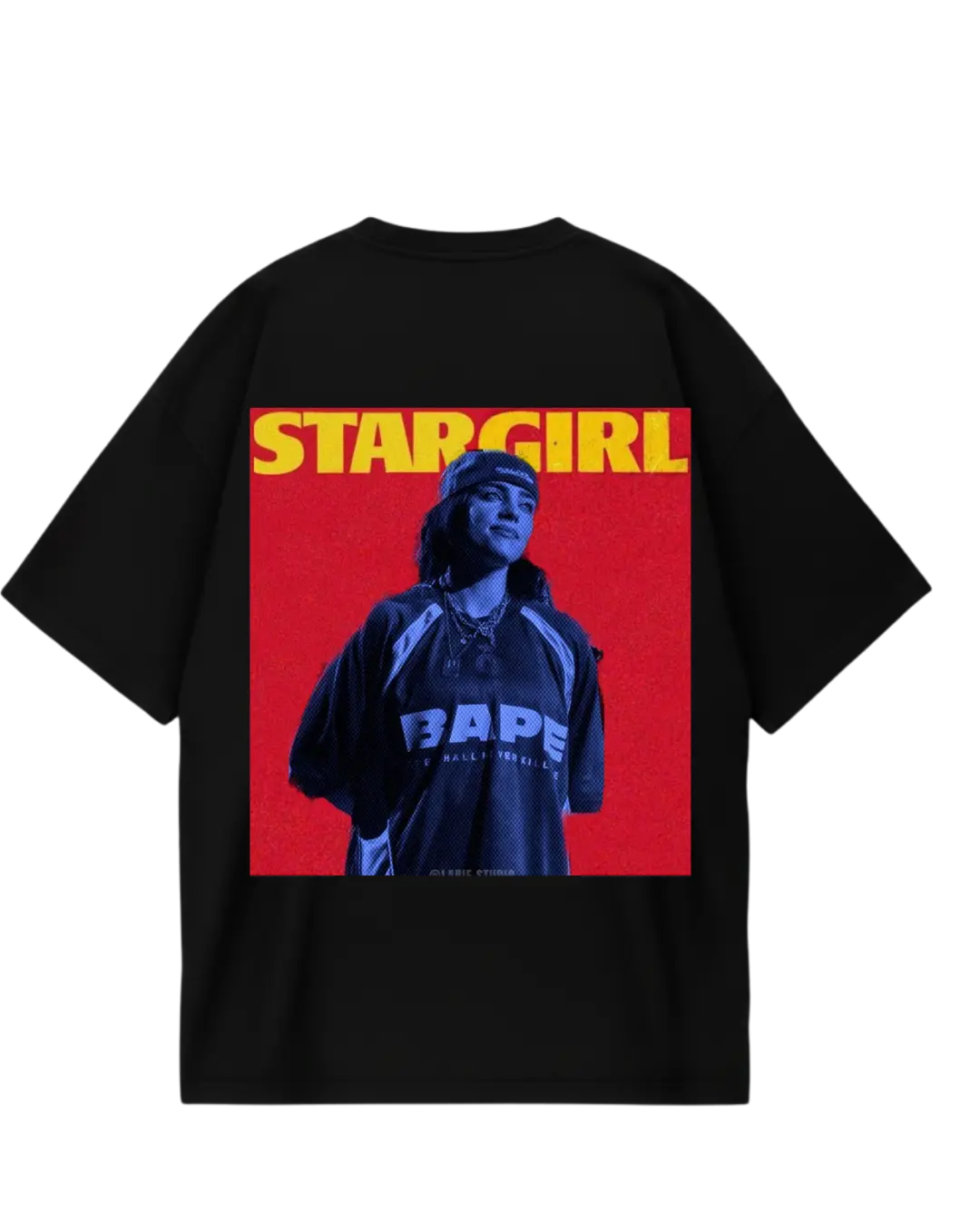 Billie Eilish Stargirl Black Oversized Tee