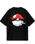 Pokeball Black Oversized Tee