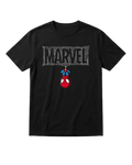 Spider Man Black Marvel Half Sleeves