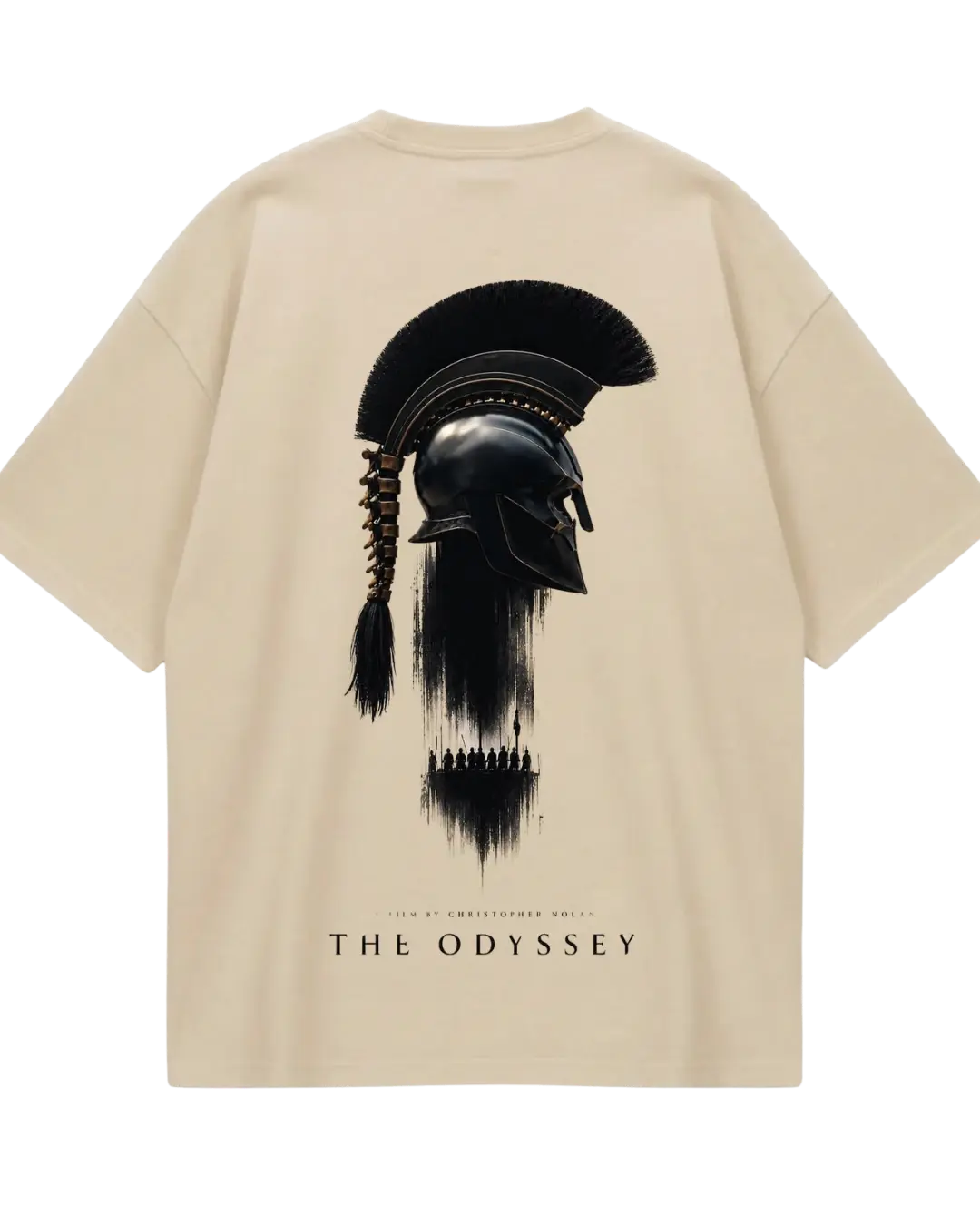 The Odyssey Beige Oversized Tee