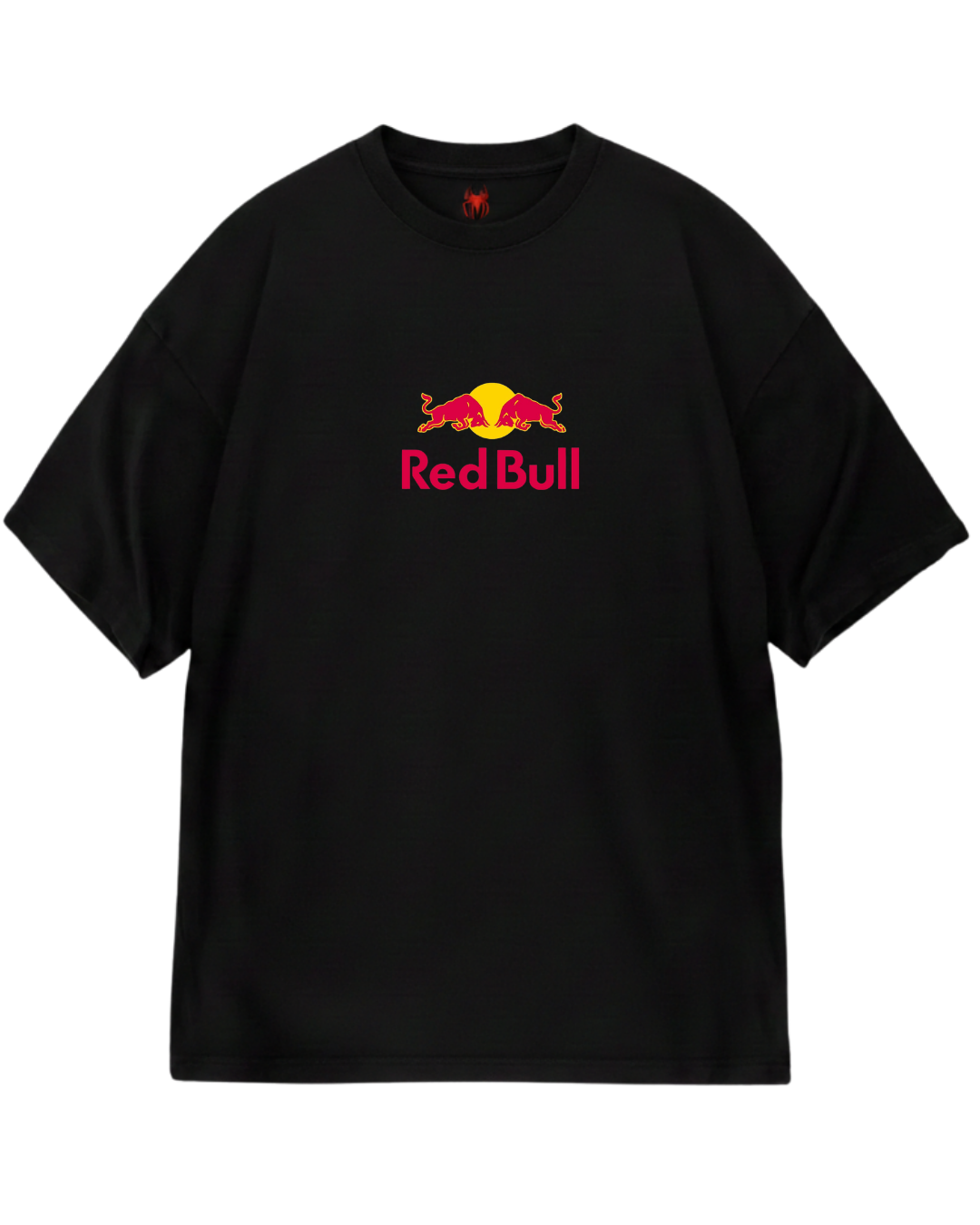 F1 Black Red Bull Poster Oversized Tee