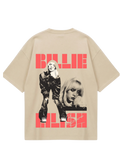 Billie Eilish Beige Orange Oversized Tee