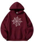 Spider Man Maroon Hoodie