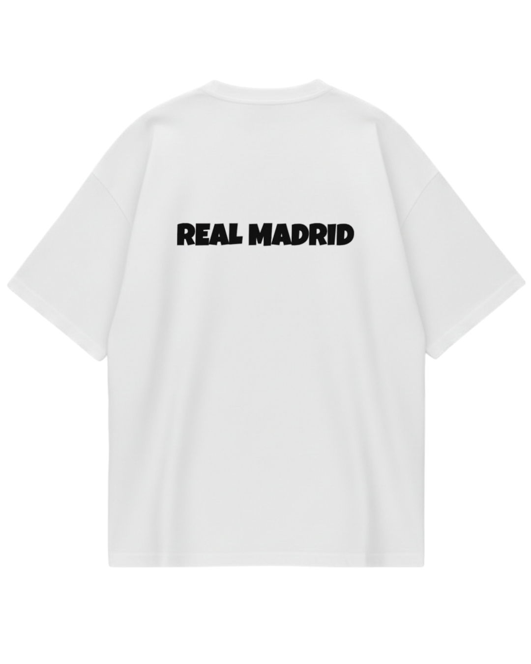 Real Madrid White Mbappe Oversized Tee
