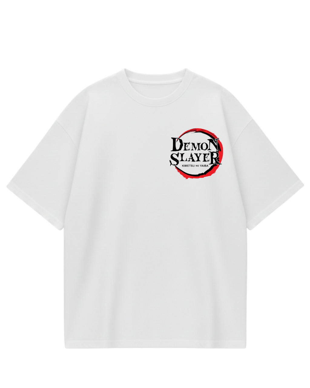 Demon Slayer Inosuke White Oversized Tee