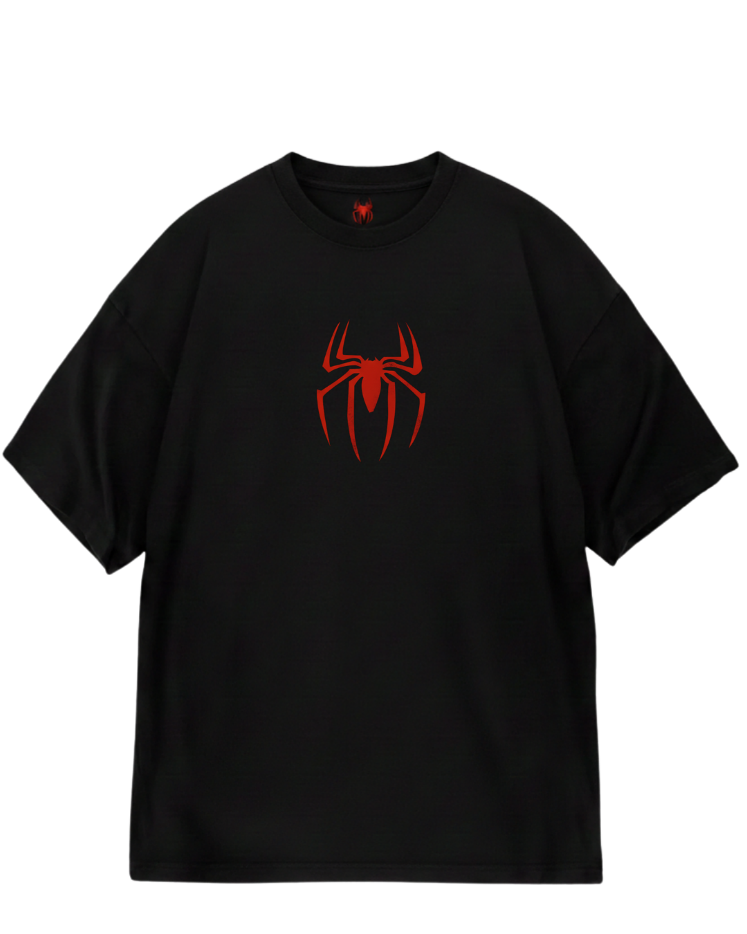 Spider Man Black Spider Oversized Tee