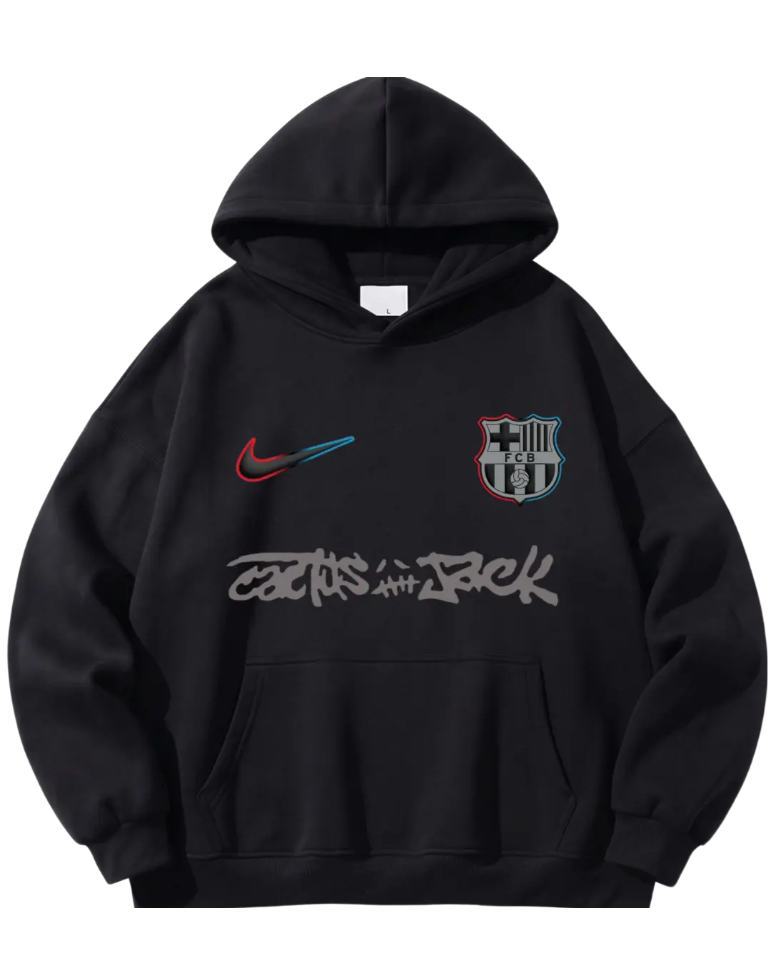 Barcelona Black Hoodie