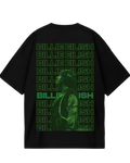 Billie Eilish Black Green Design Oversized Tee