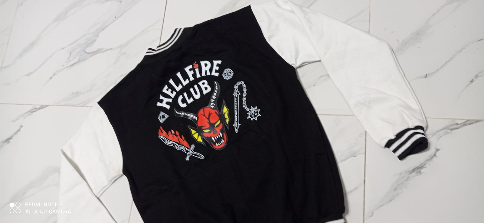 Stranger Things Black Varsity Jacket