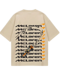 Mcleren Beige Oversized Tee