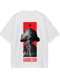 Lewis Hamilton White Oversized Tee