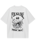 Taylor Swift Folklore White Oversized Tee