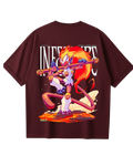 Infernape Maroon Oversized Tee