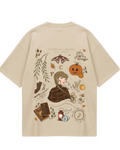 Taylor Swift Evermore Beige Oversized Tee