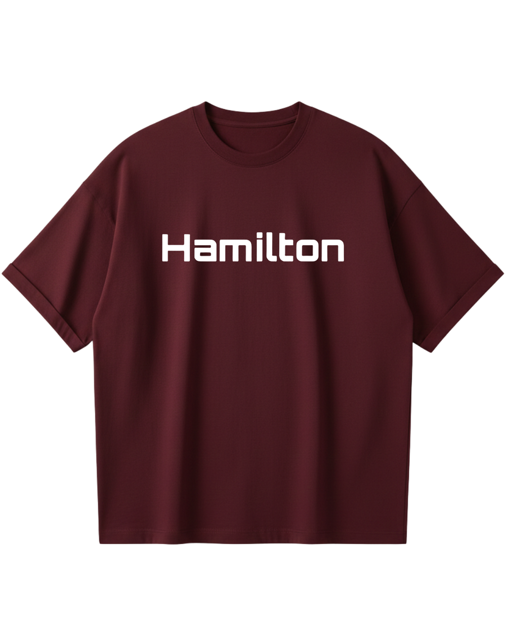 Lewis Hamilton Maroon Oversized Tee