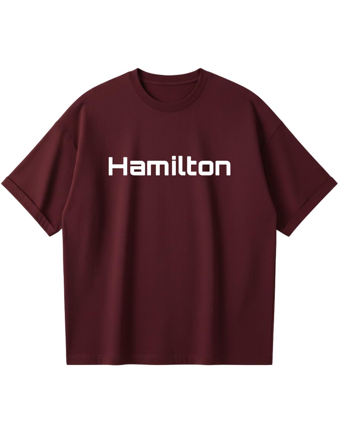 Lewis Hamilton Maroon Oversized Tee