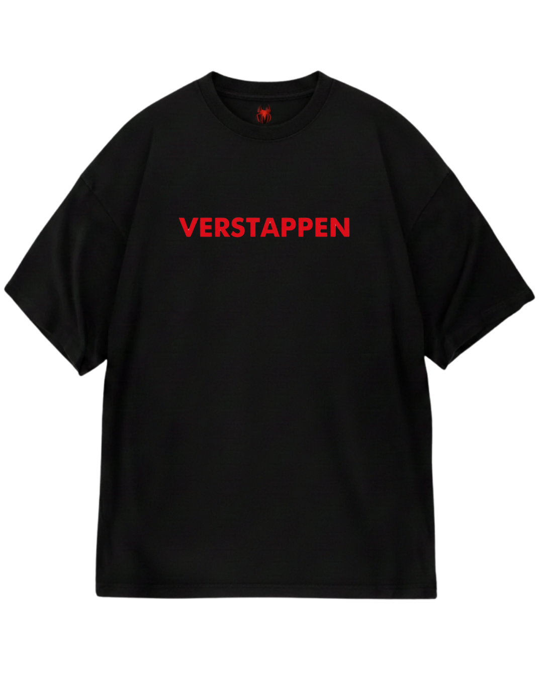 Max Verstappen Poster Black Oversized Tee