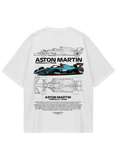 Aston Martin White Oversized Tee