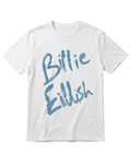 Billie Eilish White Name Half Sleeves