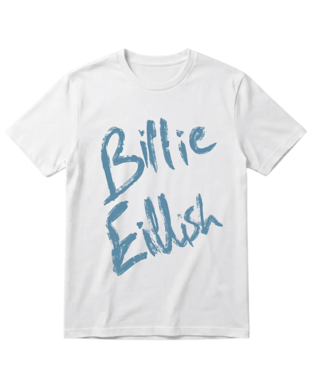 Billie Eilish White Name Half Sleeves