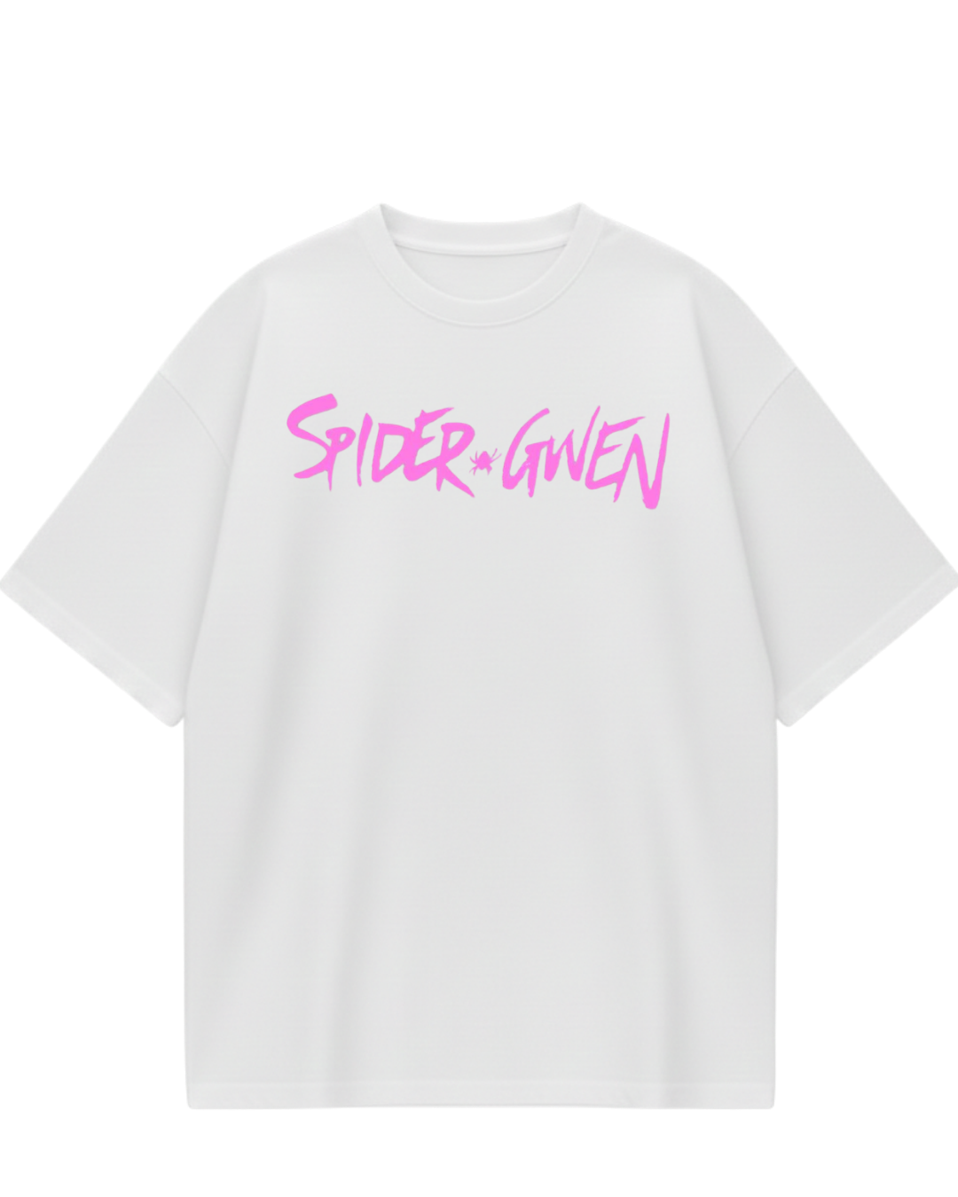 Spider Man White Gwen Oversized Tee