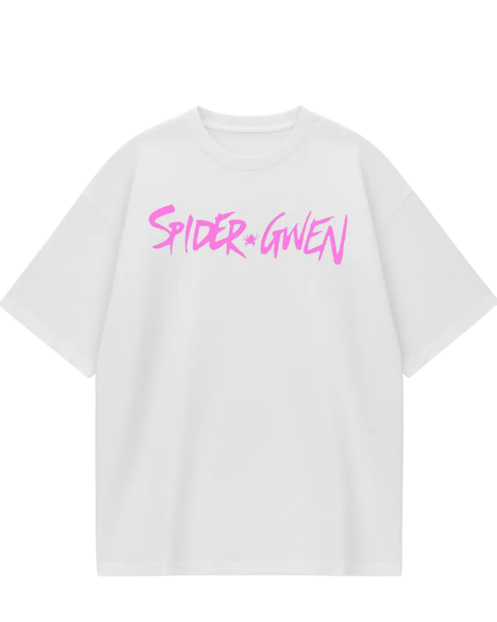 Spider Man White Gwen Oversized Tee