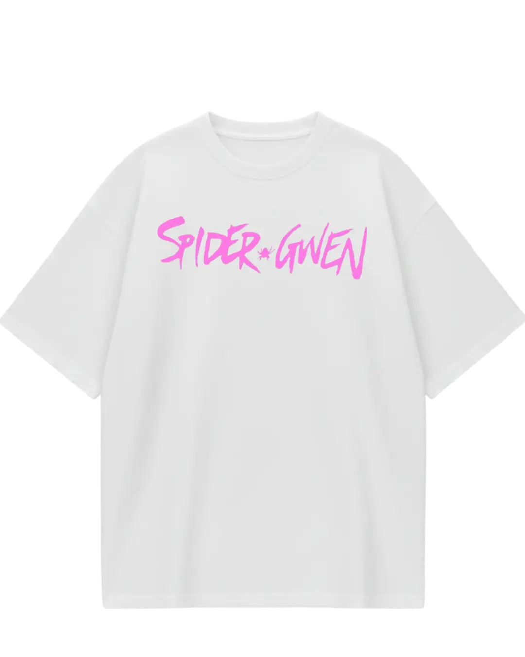 Spider Man White Gwen Oversized Tee