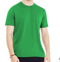 Plain Knorr Green Half Sleeves Tee