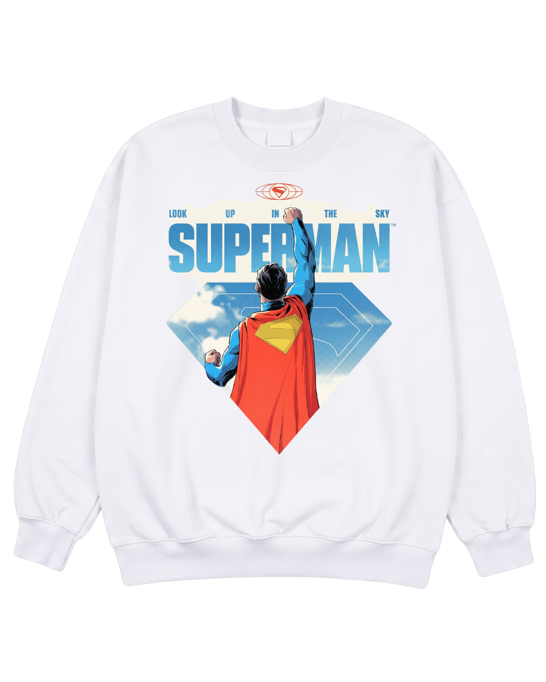 Superman White Sweatshirt