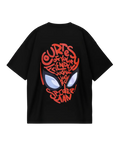 Spider Man Black Mask Oversized Tee