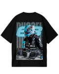 Gorge Russell Black Oversized Tee