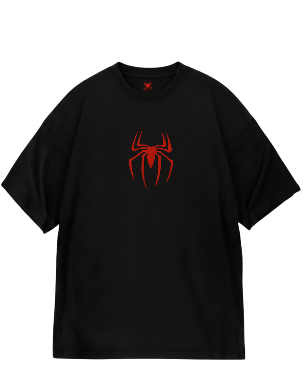 Spider Man Black Miles Morales Oversized Tee