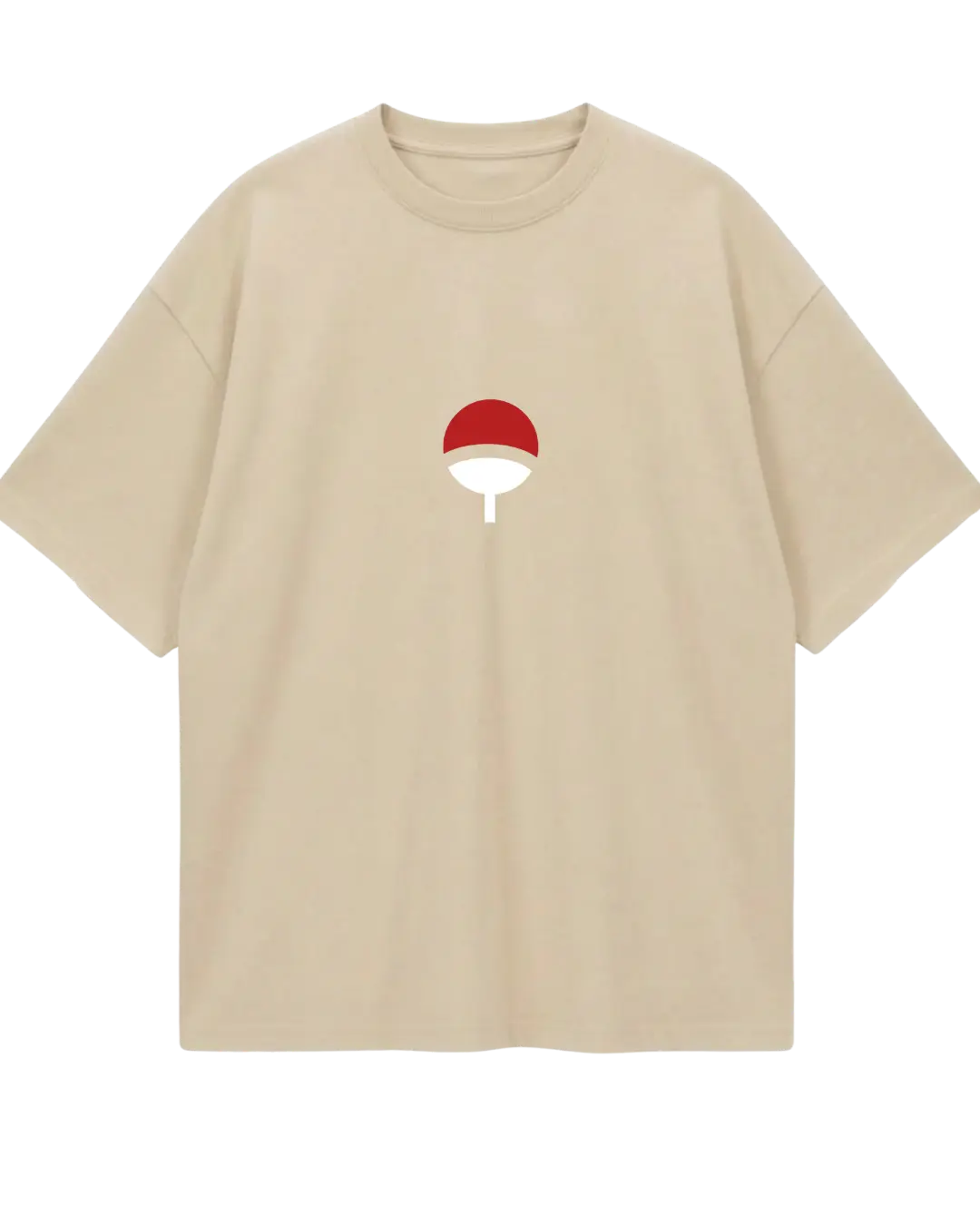 Naruto Itachi Beige Oversized Tee