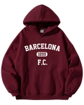 Barcelona Maroon Hoodie
