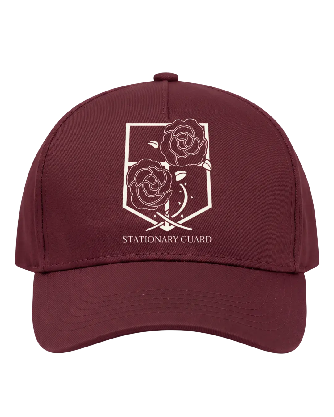 Attack on Titan Gaurd Maroon Cap
