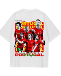 Portugal White Oversized Tee