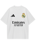 Real Madrid White Jersey Oversized Tee